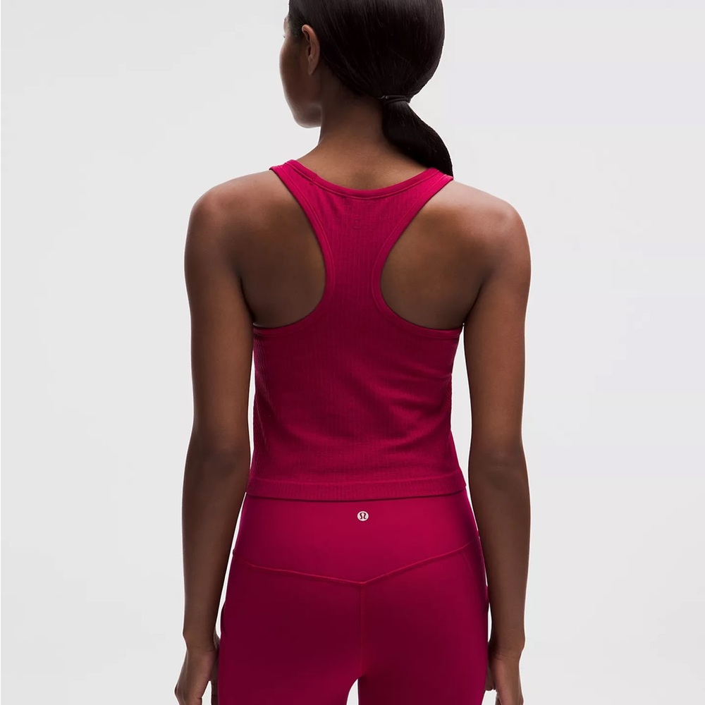 Ebb to Street Cropped Racerback Tank Top Light Support, B/C Cup